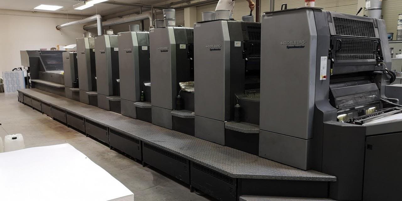 Heidelberg berg offset printing SM 102